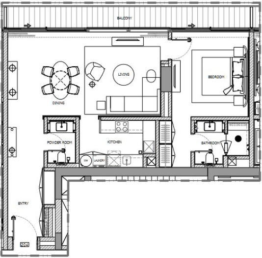 Binghatti Titania Floor Plan
